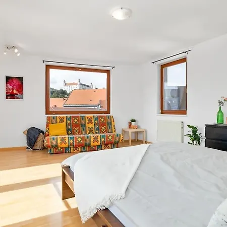 Apartament Penthouse 360 Castle View - In The Heart Of Old Town Bratysława